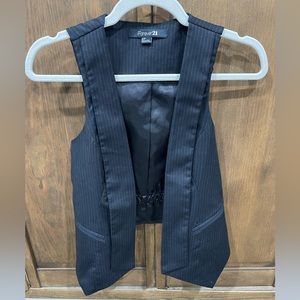 Pinstripe vest